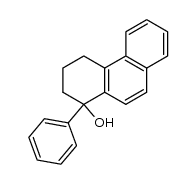 (+/-)-1-Hydroxy-1-phenyl-1.2.3.4-tetrahydro-phenanthren Structure