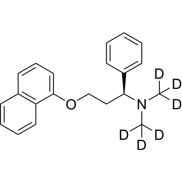 Dapoxetine-d6结构式