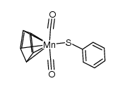 dicarbonyl(cyclopentadienyl)phenylthiomanganese结构式