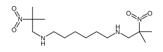 N,N'-Bis(2-methyl-2-nitropropyl)hexamethylenediamine Structure
