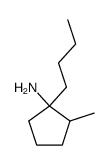 Cyclopentanamine, 1-butyl-2-methyl- (9CI) picture