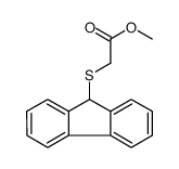 methyl 2-(9H-fluoren-9-ylsulfanyl)acetate结构式