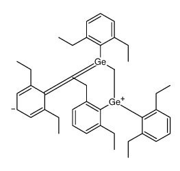 [bis(2,6-diethylphenyl)-λ3-germanyl]methyl-bis(2,6-diethylphenyl)germanium Structure