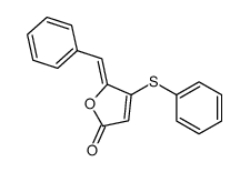 5-benzylidene-4-phenylsulfanylfuran-2-one结构式