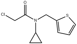 2-Chloro-N-cyclopropyl-N-(thiophen-2-ylmethyl)acetamide Structure