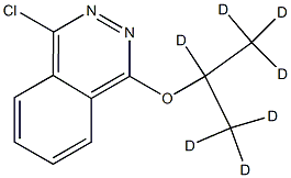 1-Chloro-4-(iso-propoxy-d7)-phthalazine结构式