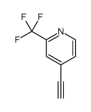 4-ethynyl-2-(trifluoromethyl)pyridine结构式