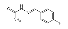 4-fluoro-benzaldehyde-semicarbazone Structure