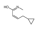 4-cyclopropyl-N-methylbut-2-enamide Structure