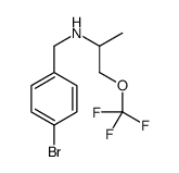 N-(4-Bromobenzyl)-1-(trifluoromethoxy)-2-propanamine Structure