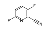 3,6-二氟-2-吡啶甲腈结构式