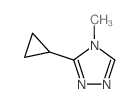 3-cyclopropyl-4-methyl-4H-1,2,4-triazole(SALTDATA: HCl) structure