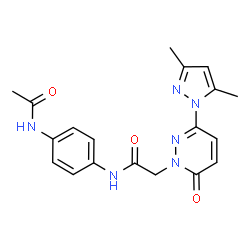 N-[4-(acetylamino)phenyl]-2-[3-(3,5-dimethyl-1H-pyrazol-1-yl)-6-oxopyridazin-1(6H)-yl]acetamide picture