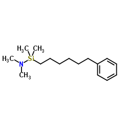 6-PHENYLHEXYLDIMETHYL(DIMETHYLAMINO)SILANE Structure