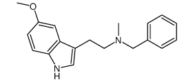 1H-Indole-3-ethanamine, 5-methoxy-N-methyl-N-(phenylmethyl)- Structure
