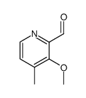 2-Pyridinecarboxaldehyde, 3-methoxy-4-methyl- (9CI) Structure