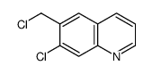 7-chloro-6-(chloromethyl)quinoline structure