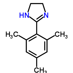 1H-IMIDAZOLE, 4,5-DIHYDRO-2-(2,4,6-TRIMETHYLPHENYL)- Structure