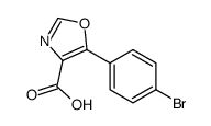 5-(4-Bromophenyl)-1,3-oxazole-4-carboxylic acid结构式