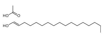 acetic acid,heptadec-1-en-1-ol结构式
