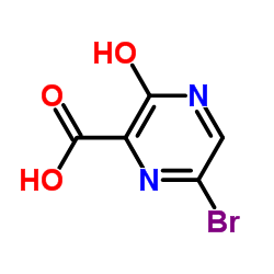 6-Bromo-3-hydroxy-2-pyrazinecarboxylic acid Structure
