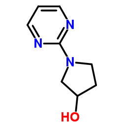 1-(2-Pyrimidinyl)-3-pyrrolidinol结构式