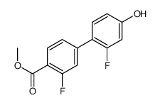 methyl 2-fluoro-4-(2-fluoro-4-hydroxyphenyl)benzoate结构式