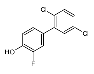 4-(2,5-dichlorophenyl)-2-fluorophenol结构式