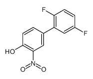 4-(2,5-difluorophenyl)-2-nitrophenol Structure