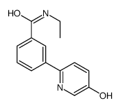 N-ethyl-3-(5-hydroxypyridin-2-yl)benzamide结构式