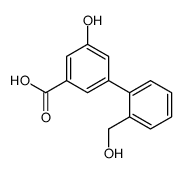 3-hydroxy-5-[2-(hydroxymethyl)phenyl]benzoic acid结构式