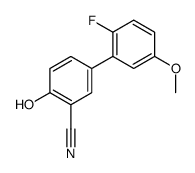 5-(2-fluoro-5-methoxyphenyl)-2-hydroxybenzonitrile结构式