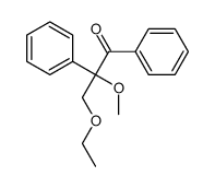 3-ethoxy-2-methoxy-1,2-diphenylpropan-1-one Structure