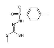 methyl N-[(4-methylphenyl)sulfonylamino]carbamodithioate Structure