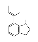 7-(1-Methyl-1-propenyl)indoline结构式