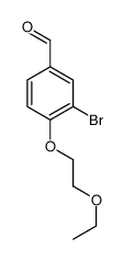 3-bromo-4-(2-ethoxyethoxy)benzaldehyde图片