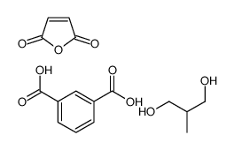 benzene-1,3-dicarboxylic acid,furan-2,5-dione,2-methylpropane-1,3-diol Structure