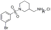 [1-(3-BroMo-benzenesulfonyl)-piperidin-3-yl]-Methyl-aMine hydrochloride picture