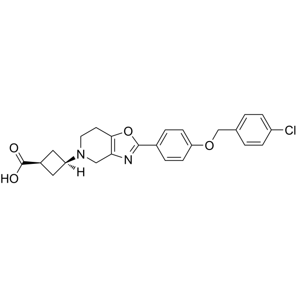 S1p receptor agonist 2结构式