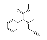 methyl α-(N-cyanomethyl-N-methylamino)phenylacetate Structure