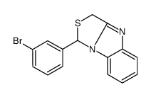 1-(3-bromophenyl)-1,3-dihydro-[1,3]thiazolo[3,4-a]benzimidazole结构式