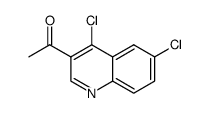 1-(4,6-dichloro-1-,5-naphthyridin-3-yl)ethanone结构式