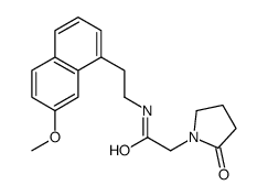 N-[2-(7-methoxynaphthalen-1-yl)ethyl]-2-(2-oxopyrrolidin-1-yl)acetamide Structure