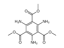 1,3,5-triamino-2,4,6-tris(methoxycarbonyl)benzene Structure
