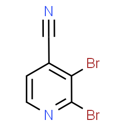 2,3-Dibromoisonicotinonitrile Structure