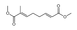 dimethyl 2-methylocta-2,6-dienedioate Structure