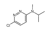 6-chloro-N-isopropyl-N-methylpyridazin-3-amine结构式