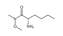 L-norleucine-N-methoxy-N-methylamide Structure