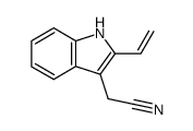 (2-vinylindol-3-yl)acetonitrile Structure