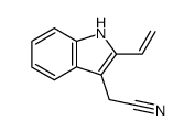 (2-vinylindol-3-yl)acetonitrile结构式